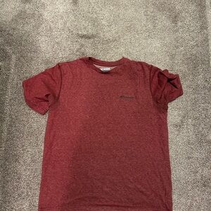 Columbia Men's Heathered Red Short Sleeve Tee